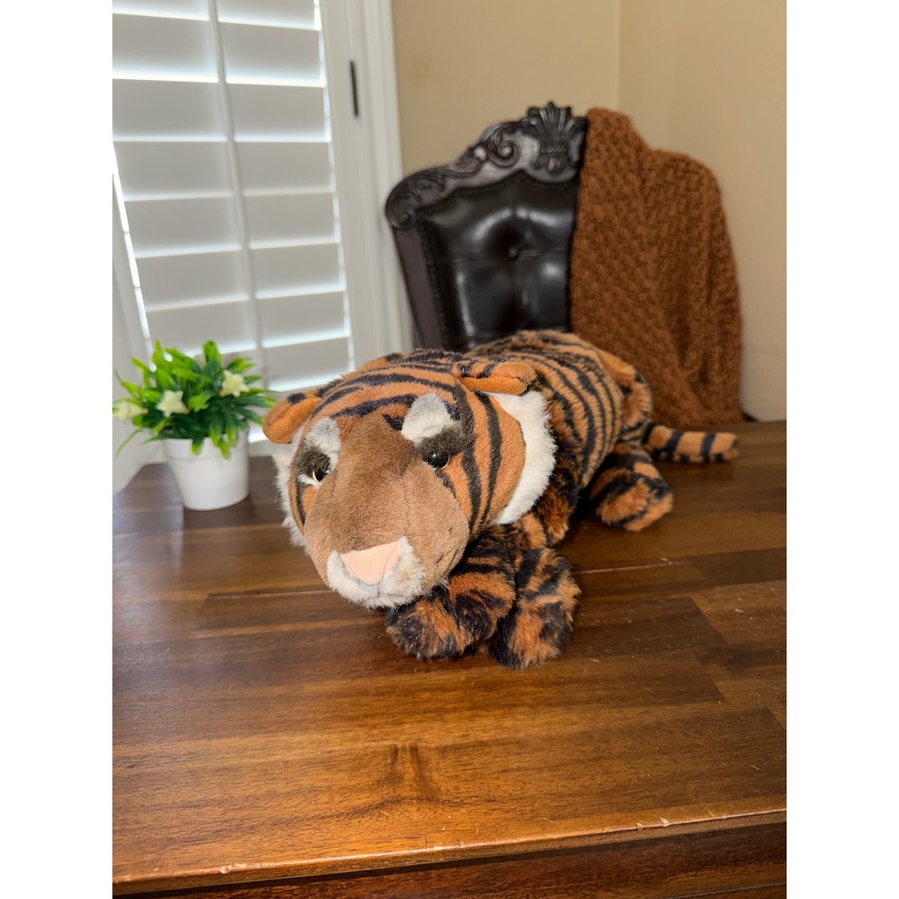 Dakin Bengal Tiger Plush Stuffed Animal Orange Black Striped Floppy 18 Inch